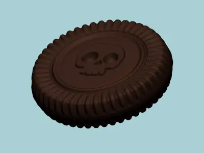 Cookie Mould 19 - Biscuit Silicon Molding 3D print model