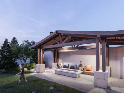 gazebo 3D model
