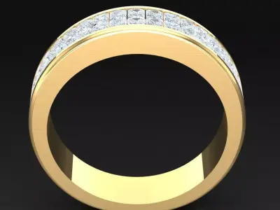 Luxury Men Rings Designs 6MR088 3D print model