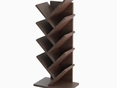 Tier Tree Medium Bookshelf Low-poly 3D model