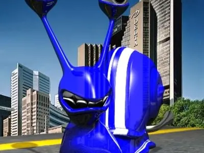 Gordini snail Low-poly 3D model