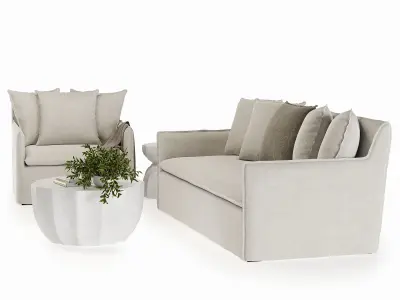 Avery furniture Set  3D model