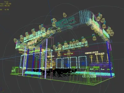 Exhibition - Area - 12X6-3DMAX2012-01 3D model