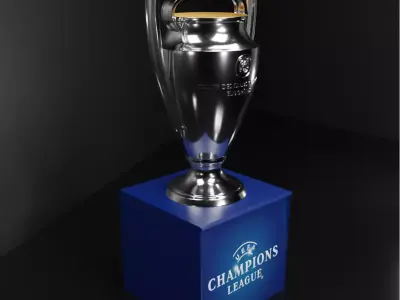 UEFA Champions League Trophy 3D model