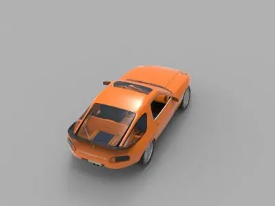 1981 Porsche 928 3D model