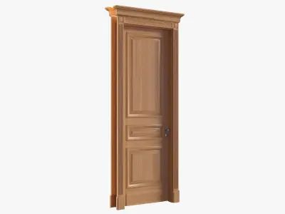 Door classic 01 3D model