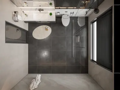 Bathroom 85 3D model