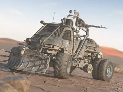 Apocalyptic Truck 4 3D model