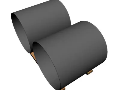 22in Thin Wall Pipe 3D model