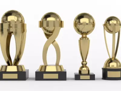 Trophy Cups 3D model 85