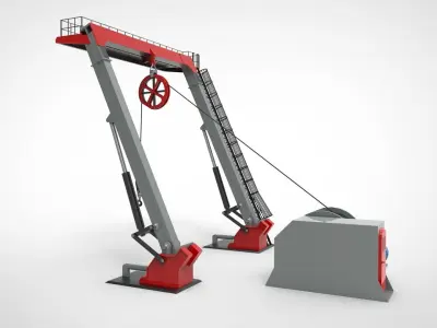 Offshore Lifting Equipment 3D model