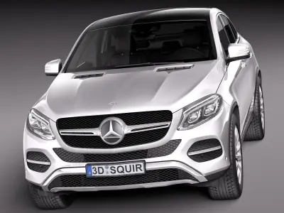 Mercedes-Benz GLE Coupe 2016 3D model