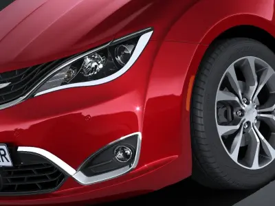 Chrysler Pacifica 2017 MPV 3D model