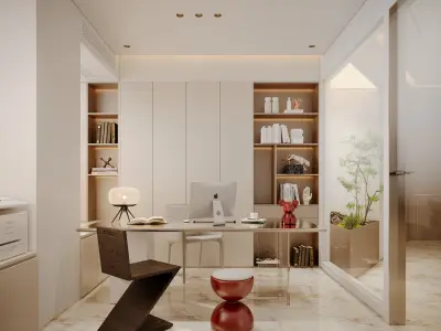 Modern luxury office 3D model