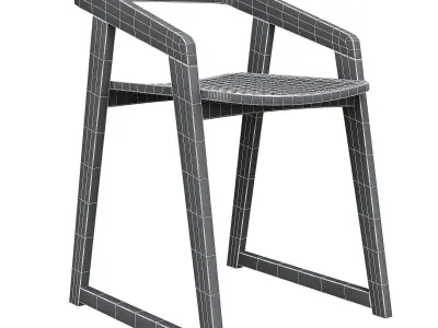 Experience ARM CHAIR 3d model Low-poly 3D model