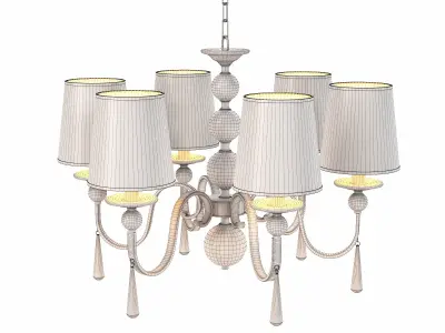 Chandelier with sconce Newport Series 31802 31808 3D model