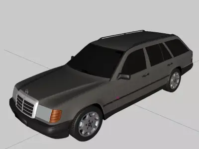 Mercedes E class W124 3D model
