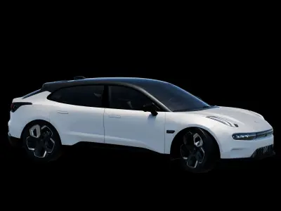 Zeekr Low-poly 3D model