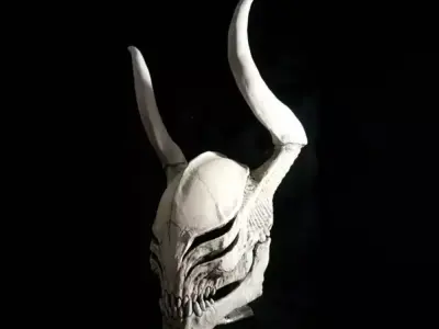 Wendigo Bone skull mask toy 3D print model