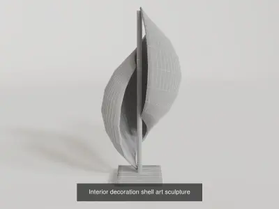 Interior design art objects 3D Model Collection