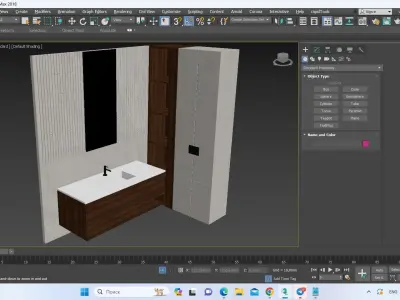 Bathroom furniture 6 3D model purchase