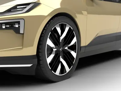 Polestar 4 2024 3d model  3D model