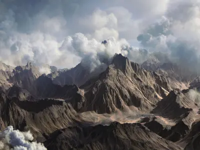 8k Summer Mountain V1 Free 3D model