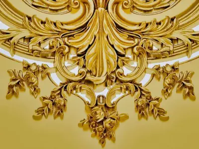 Decor ornament 3D model 02 3D model