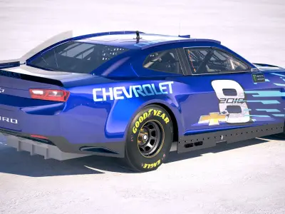 NASCAR Chevrolet Camaro CG 2018 3D model