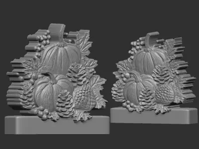 hallowen  pumpkin fruits cnc model   3D print model