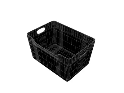 Variera Storage Box v2 001 Low-poly 3D model