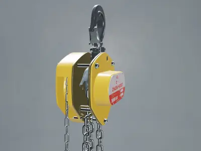 3D Model of Chain hoist 3D model