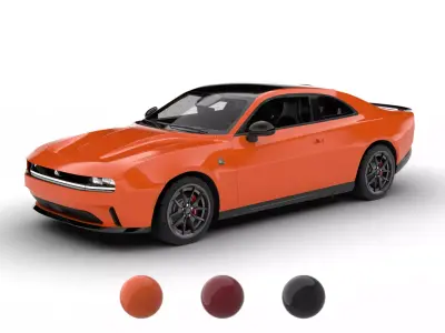 Dodge Charger Daytona 2024 3d model 3D model