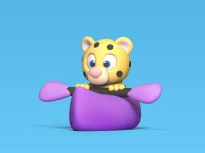 Jaguar Canoe 3D print model