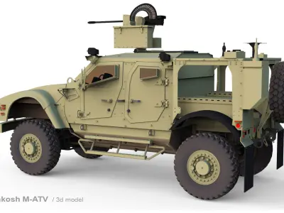 US Oshkosh M-ATV 3D model