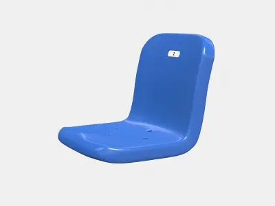 Stadium Seat Low-poly 3D model