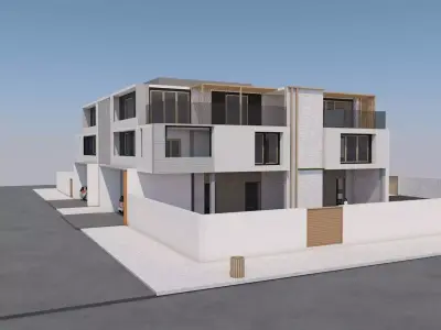 Full modern villa architectural design model 3D model