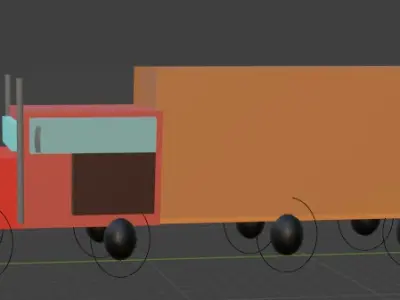 truck 3D print model shop