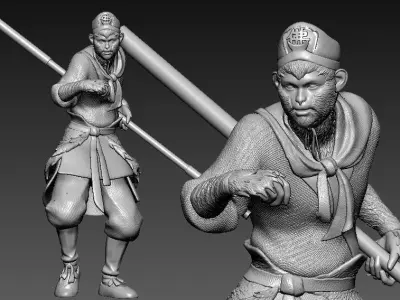 Sun Wukong 1986 - Chinese model - 3D Print 3D print model