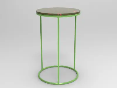 Nulk Side Table Low-poly 3D model
