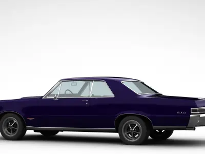 Pontiac GTO Hardtop 1965 3D model