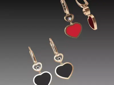 Chopard Earrings 3D print model