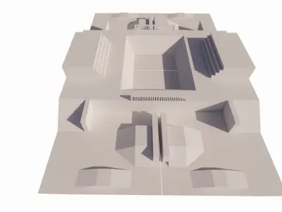 Skatepark-Skate Park PACK 3D model