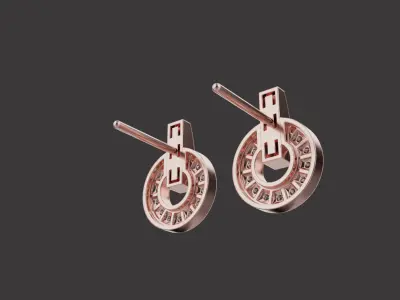 Earrings 61433 3D print model