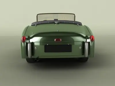 Triumph TR2 3D model
