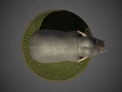 Elephant Low-poly 3D model Low-poly 3D model
