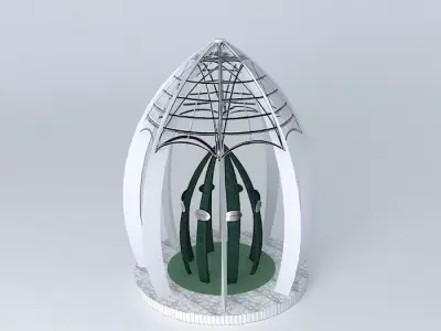 Šehidsko Memorial Characteristic Free 3D model