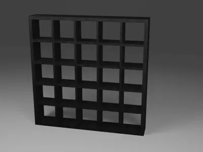 Wooden rack Free 3D model