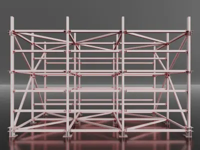 Rack Metal 3D model