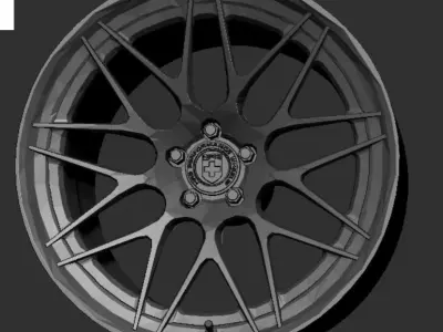 HRE RS1 RS100 Wheels Rims 3D Print Ready 3D print model